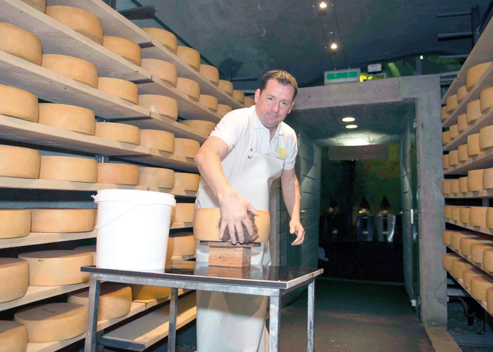 Production du fromage Vallgrotte