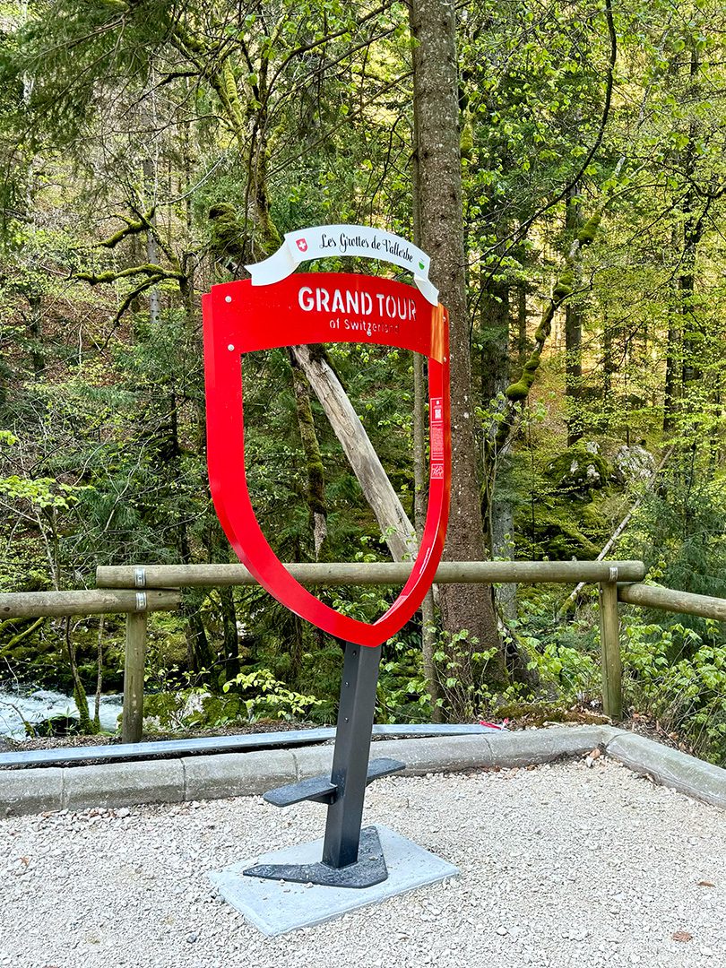 Spot photo du Grand Tour de Suisse aux Grottes de Vallorbe