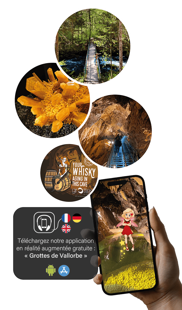 Application des Grottes de Vallorbe en téléchargement gratuit
